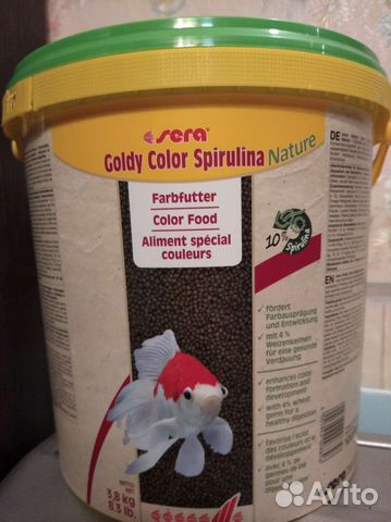 Корм для рыбок гранулы и палочки