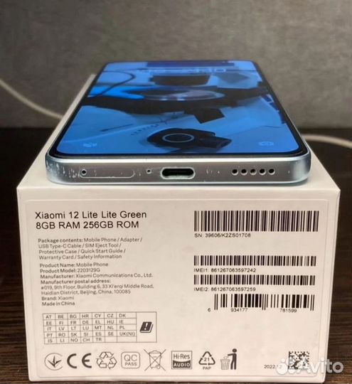 Xiaomi 12 Lite, 8/256 ГБ