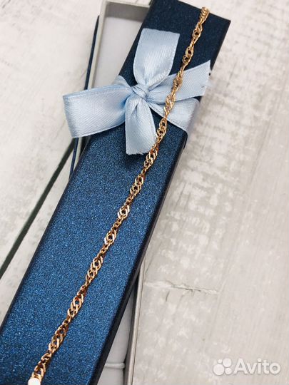 Браслет. Золото 585, плетение 