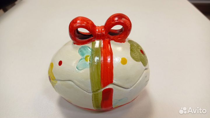 Шкатулка / конфетница пасхальное яйцо