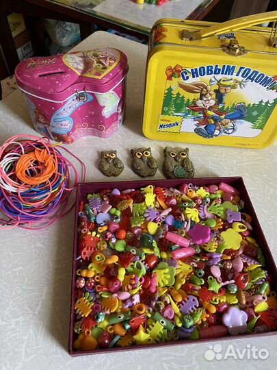 Детские игрушки для изготовления бусиков