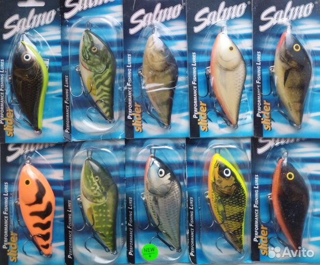 Джерки Salmo Slider 10S (10 расцветок)