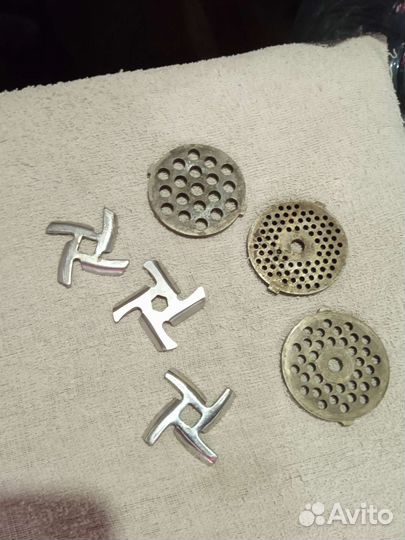 Решётки и ножи. Для электро мясорубки