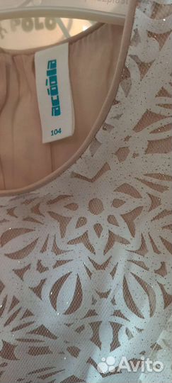 Нарядное платье для девочки 98-104