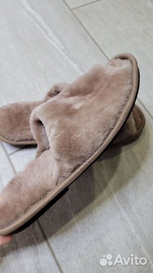 Тапочки натуральный мех 100%