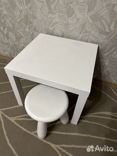 Табурет и стол детский IKEA