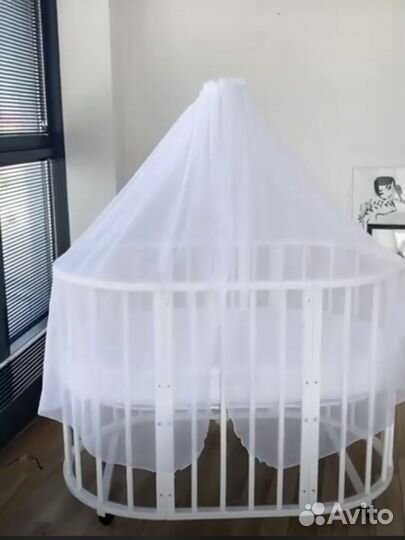 Балдахин в кроватку с держателем