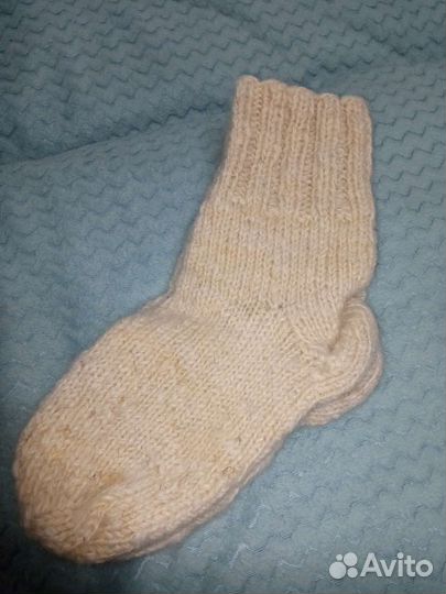 Шерстяные носки ручной работы