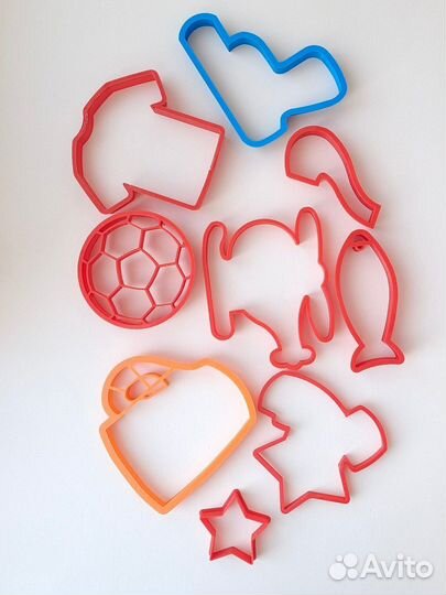 Сердце, звезда,формы,цифры для пряников и печенья