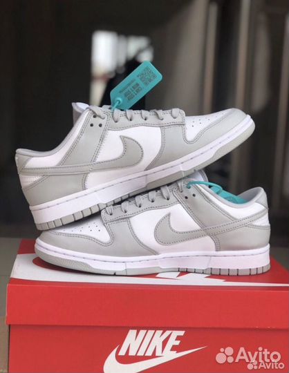 Nike dunk low grey fog Оригинал