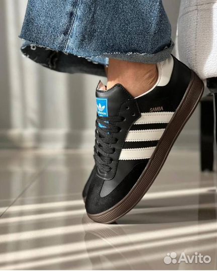 Кроссовки adidas samba black