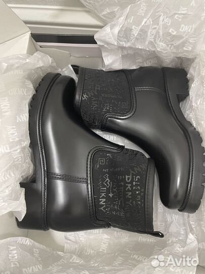 Dkny ботинки 38 (8) новые оригинал черные