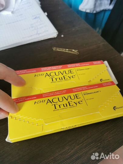 Линзы контактные acuvue trueye 1 day -1.75