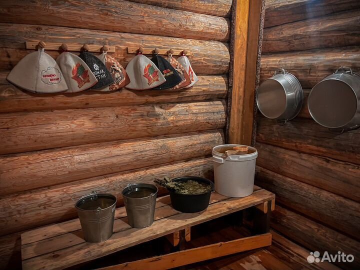 Баня у реки с чаном