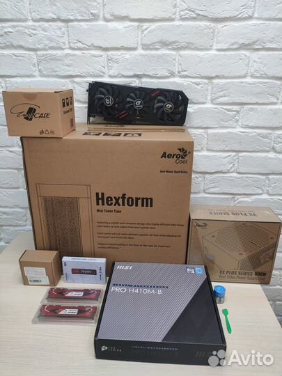 Игровой компьютер intel 10100F/GTX 1660 super/16GB