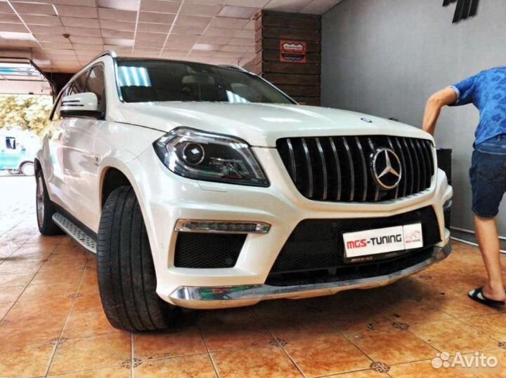 Решетка радиатора Mercedes GL-class X166 GT-Style