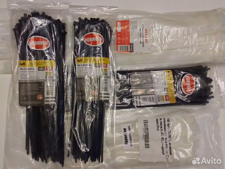 Хомуты стяжки усиленные 5x300, 4х370/300