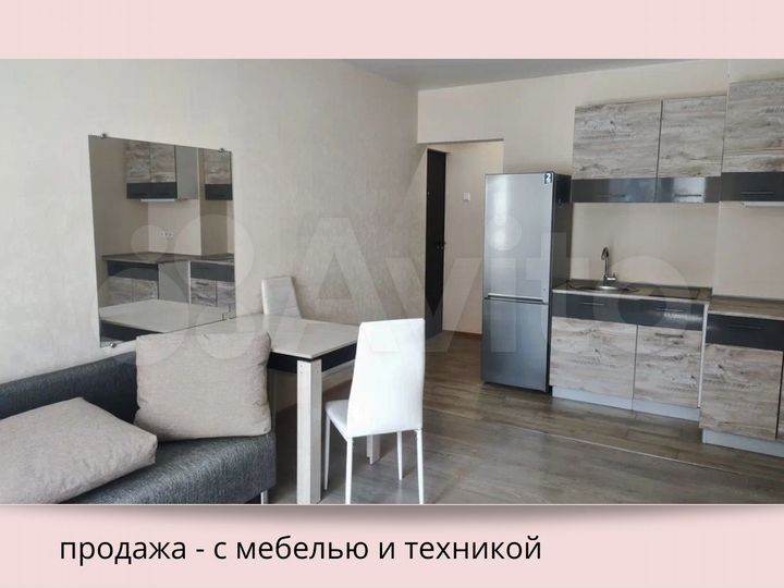 Квартира-студия, 22,5 м², 2/17 эт.