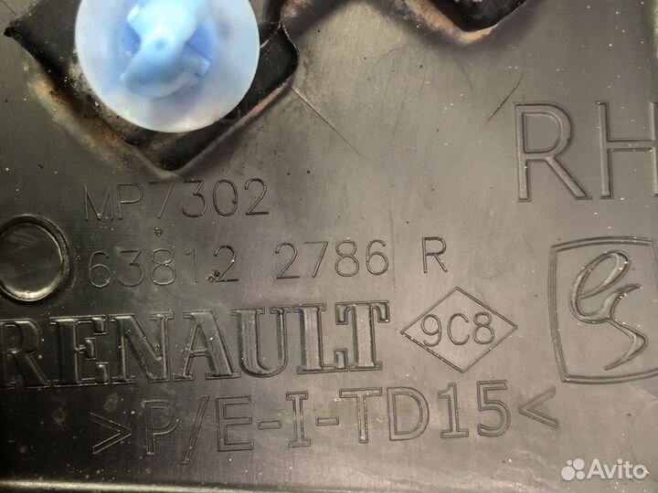 Расширитель крыла переднего правого Renault Kaptur