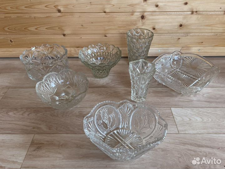 Стекло. Хрусталь. ссср.Рюмки. Бокалы