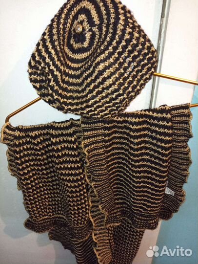 Комплект берет и шарф