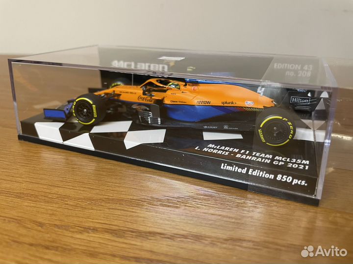 F1 Formula 1 Norris McLaren Minichamps 1 43