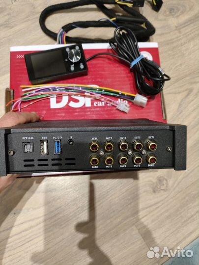 DSP процессор 8 каналов RCA для teyes, topway