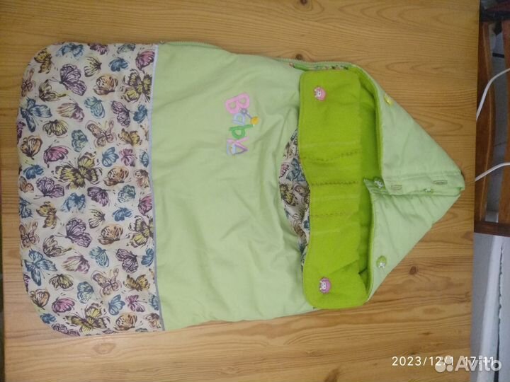 Детское одеяло конверт в коляску