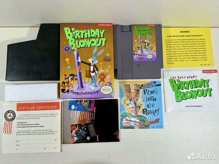 The Bugs Bunny Birthday Blowout NES