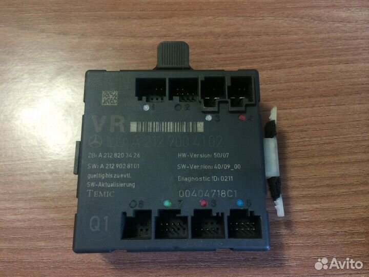 Блок комфорта Mercedes C-class W204