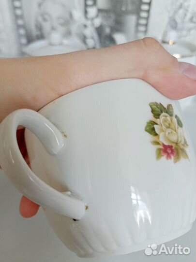 Фарфоровый чайный сервиз дфз Вербилки СССР