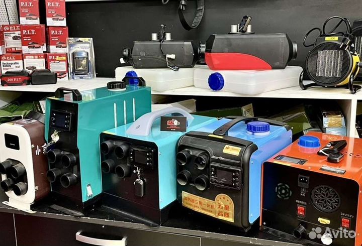 Автономный отопитель сухой фен 24в