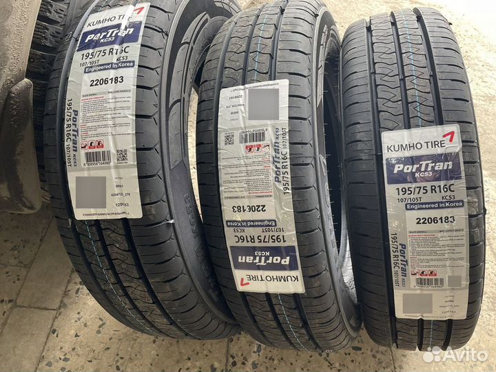 Kumho PorTran KC53 195/75 R16C 107T