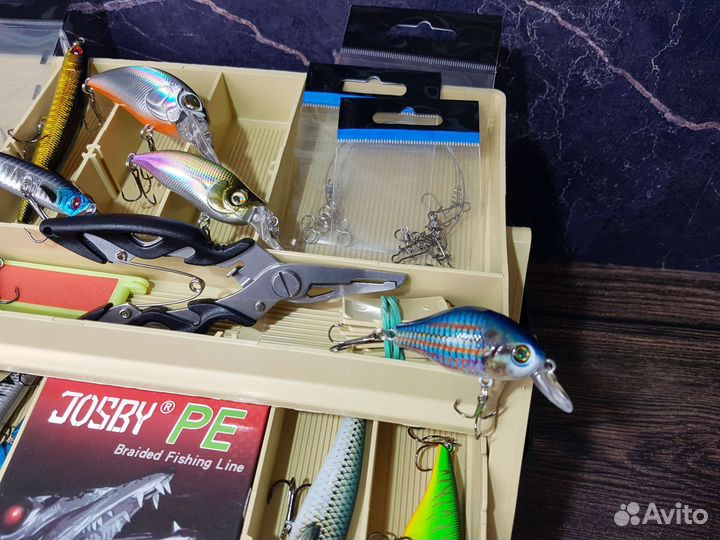 Воблеры комплект с ящиком