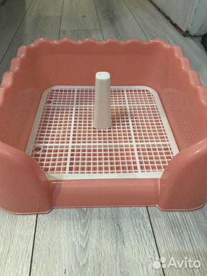 Лоток для собак со столбиком