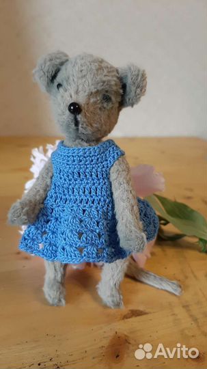 Мышка Тедди ручная работа