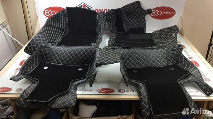 3D Коврики KIA из Экокожи