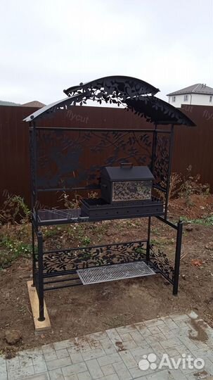Мангалы. Мангал с крышей. Мангал казан