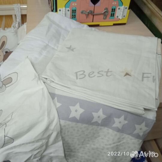 Бортики и кпб в детскую кроватку