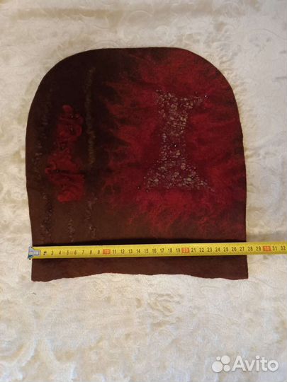 Шапка с шарфом женская