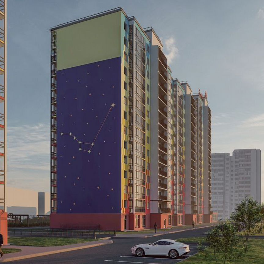 1-к. квартира, 37,3 м², 10/15 эт.