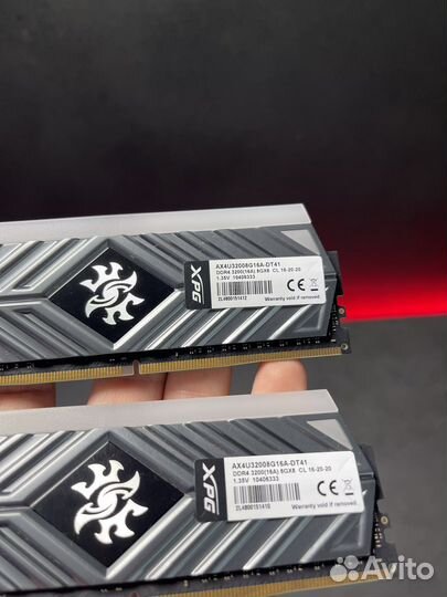 Adata XPG spectrix D41 RGB 16Gb 3200Mhz