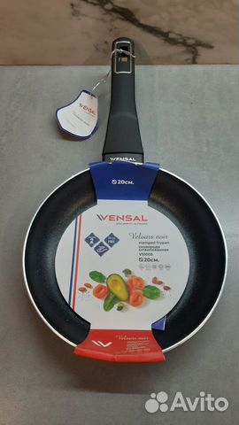 Сковорода штампованная vensal VS1005 Velours noir