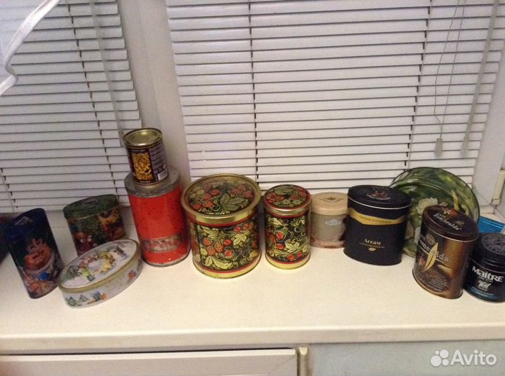 Жестяные банки для сыпучих продуктов