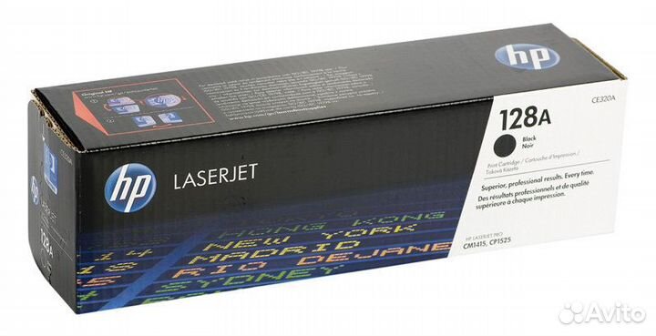 Картридж HP CE320A (№128A) оригинальный