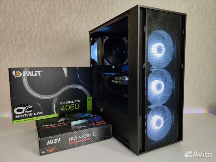 Новый пк: RTX 4060 / Ryzen 7500f / 32gb DDR5