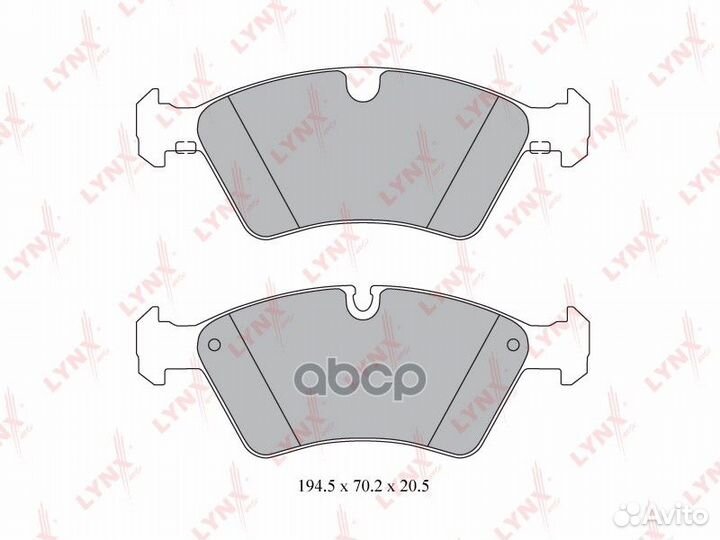 Колодки торм. диск. перед. BD-5330 lynxauto