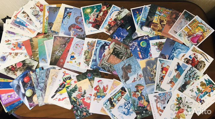 Открытки «С Новым годом» СССР