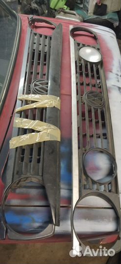 Решетка радиатора гольф2