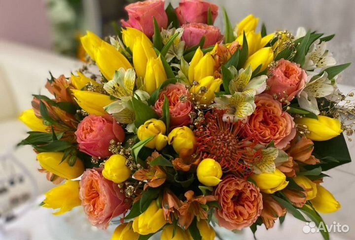 Букеты / цветы / тюльпаны